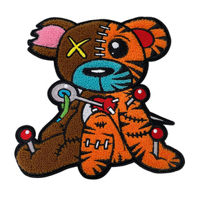 Xinrong chenille bear embroidery patch