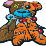 Xinrong chenille bear embroidery patch